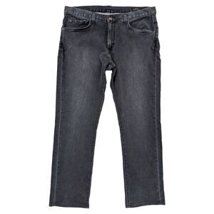 Agave Gringo Classic Straight Superbank Terry Denim Grey Jeans Men's Size 36